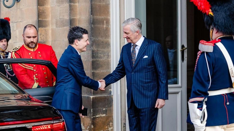 Nicușor Dan, vizită oficială la Bruxelles. A fost primit de Regele Philippe al Belgiei