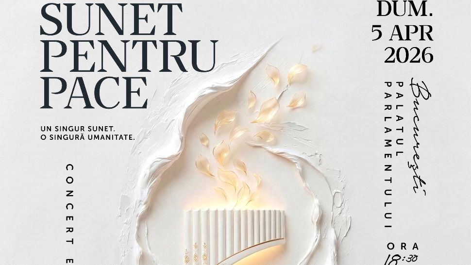 Premieră globală la București: Maestrul Nicolae Voiculeț lansează Orchestra Mondială a Păcii la Palatul Parlamentului