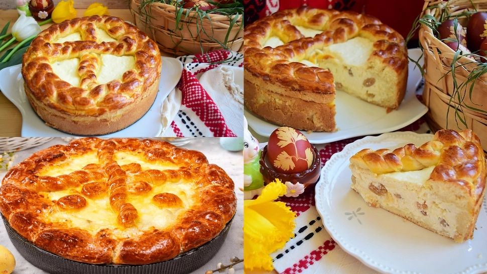 Pască cu aluat de cozonac. Rețeta secretă gospodinelor din Moldova, perfectă pentru masa de Paște 