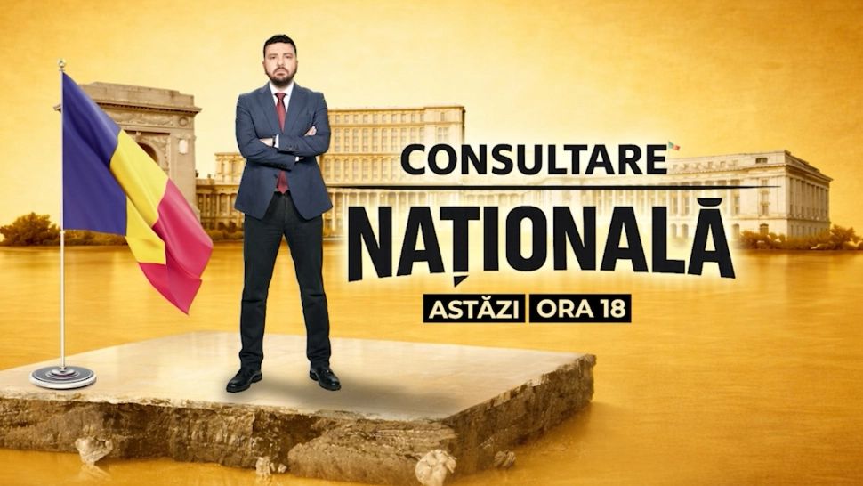 Marea CONSULTARE NAȚIONALĂ – Ediție eveniment, azi de la 18:00, doar la Realitatea Plus, Televiziunea Poporului!