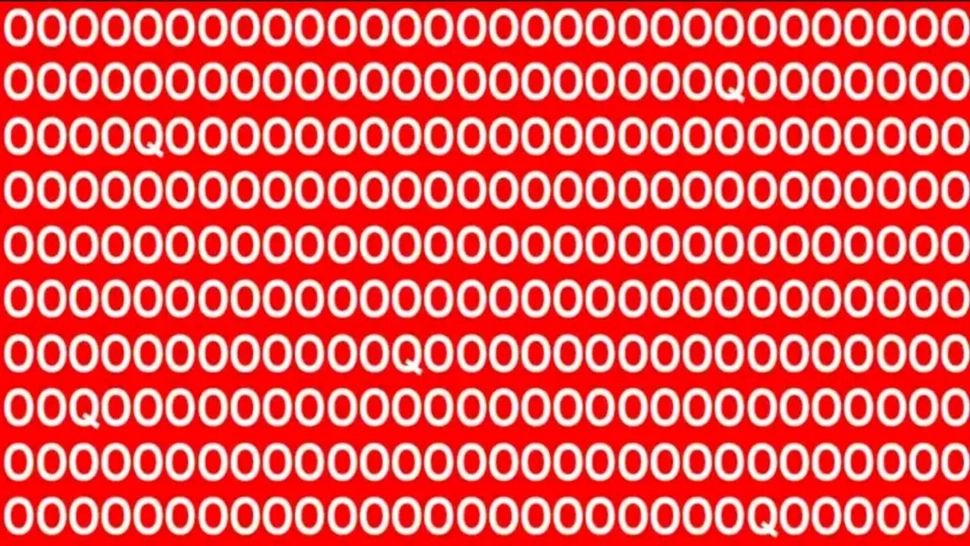 Test IQ pentru românii deștepți: doar cei foarte rapizi găsesc literele Q în mai puțin de 12 secunde