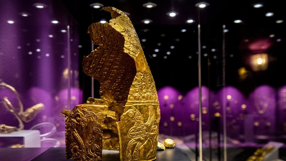 Hoții tezaurului dacic de la Muzeul Drents au încercat să fure și coiful de la Cucuteni-Băiceni, asigurat pentru 3,2 milioane de euro