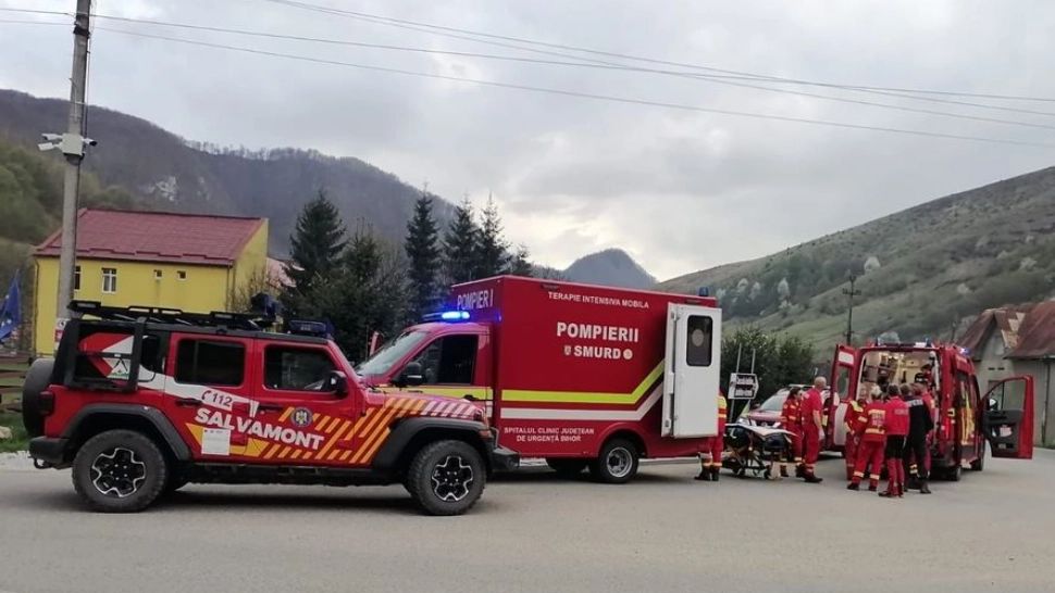 Turist din Ungaria, rănit după un accident cu ATV-ul la Stâna de Vale. Intervenție dificilă a salvatorilor