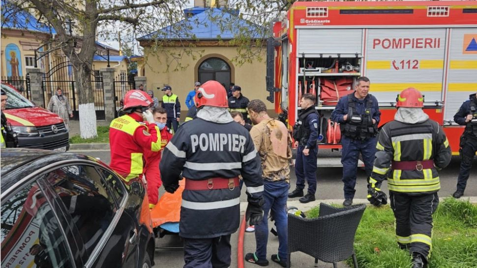 Explozie devastatoare într-o locuință din Brăila: un bărbat are arsuri pe 80% din corp după ce a încercat să aprindă aragazul