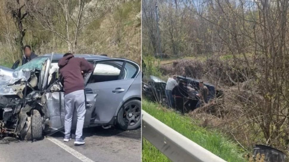 Accident grav în Sibiu, în Vinerea Mare: șase persoane implicate. A fost necesară intervenția elicopterului SMURD