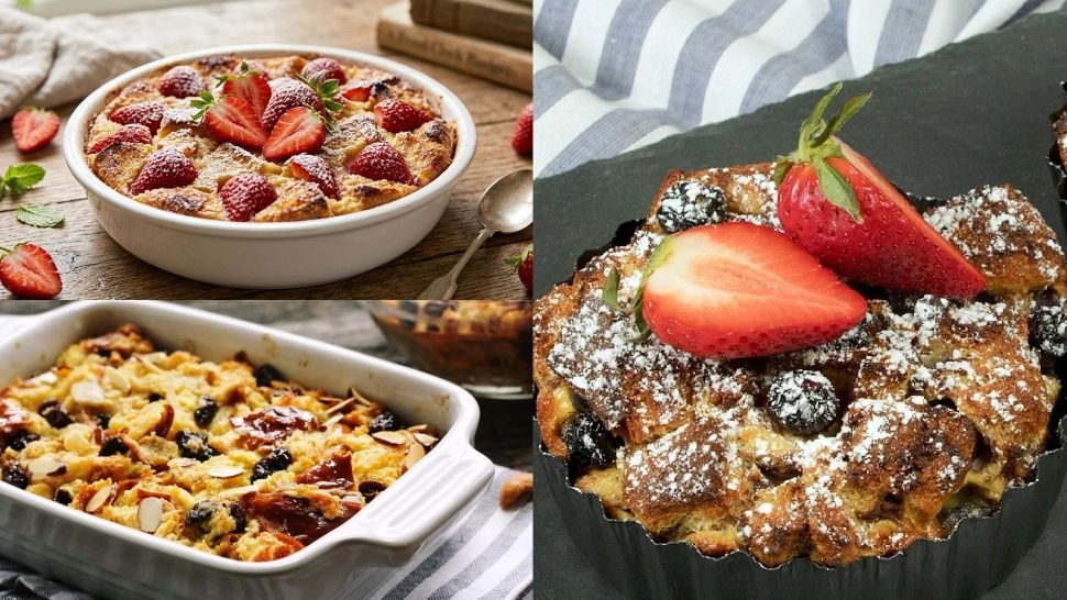 Budincă de cozonac cu afine și căpșuni. Rețeta simplă care îți transformă preparatul tradițional rămas de la Paște într-un desert fin și delicios