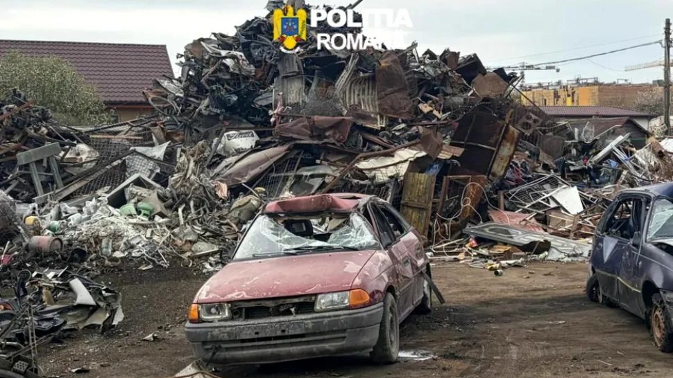 Raid în centrele de fier vechi din estul țării: Amenzi de un sfert de milion de lei și tone de metale confiscate