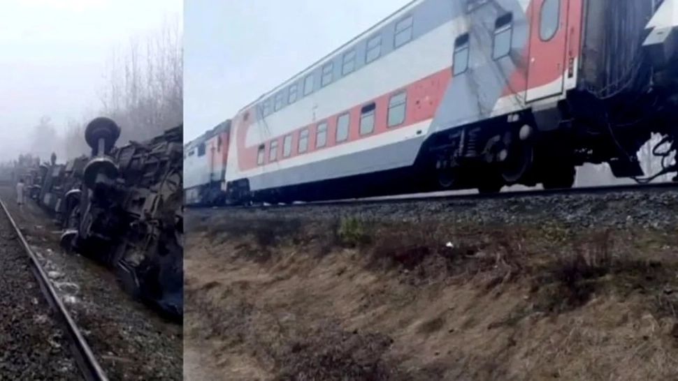Accident feroviar grav în Rusia: un tren cu destinația Moscova a deraiat: cel puțin șapte oameni sunt răniți, inclusiv un copil