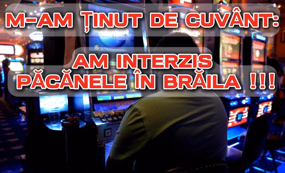 Brăila interzice păcănelele: decizie unanimă în Consiliul Local