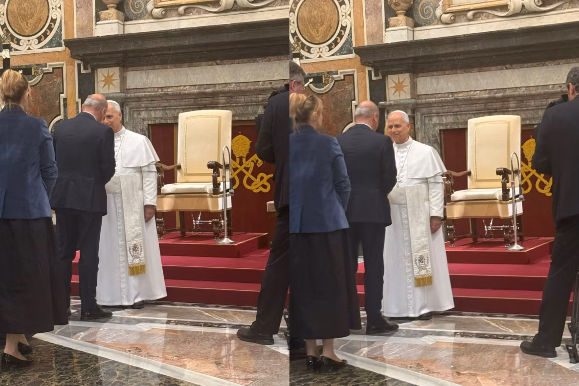 Rareș Bogdan, întâlnire cu Papa Leon al XIV-lea -FOTO 