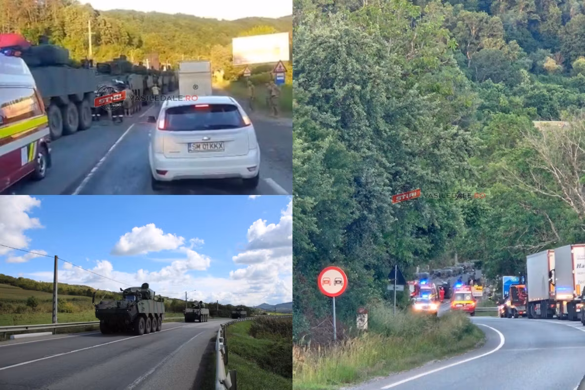 Carambol într-un convoi militar: 11 soldați răniți după ce trei transportoare blindate Piranha 5 s-au ciocnit. Reacția Forțelor Terestre Române.
