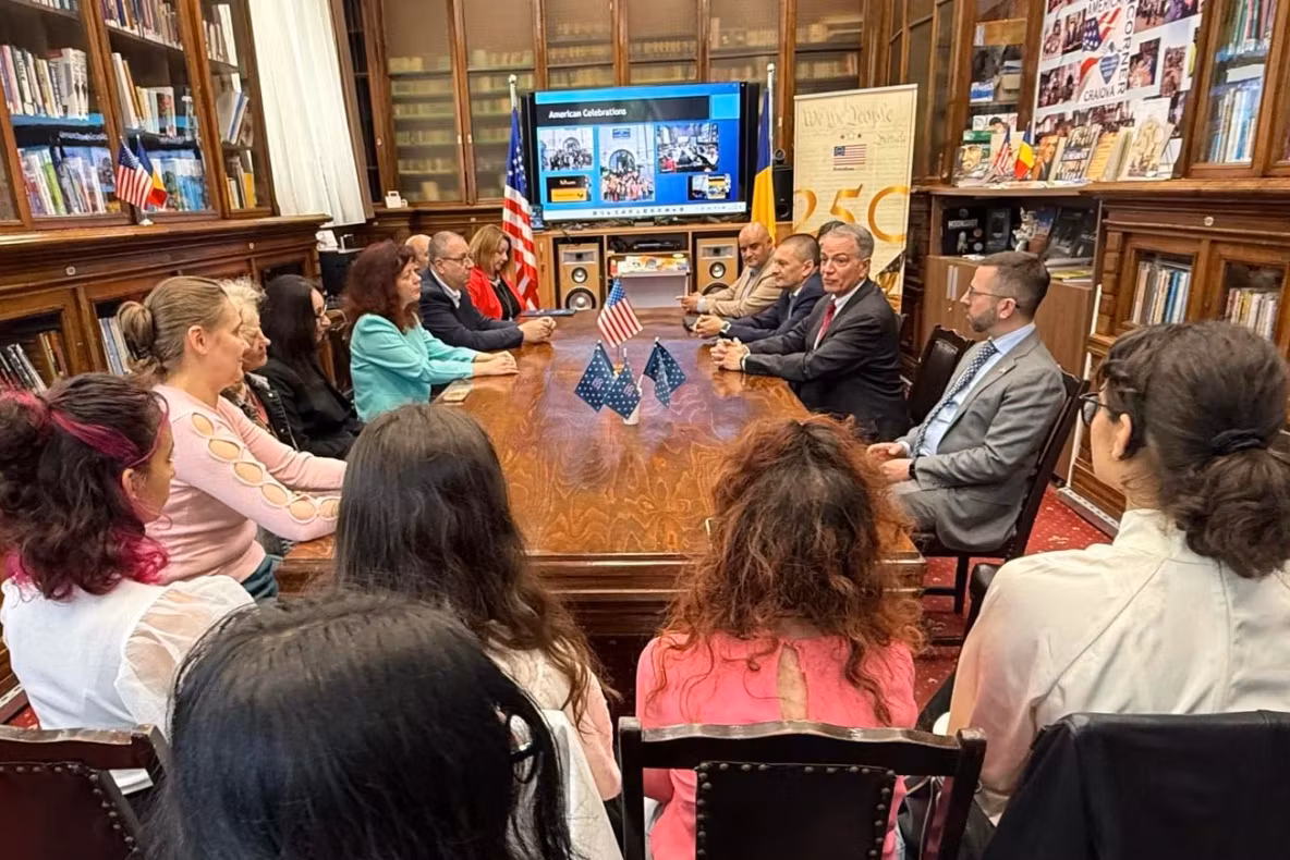 Vizită importantă la Craiova. Ambasadorul SUA, întâlniri la nivel înalt și tur industrial