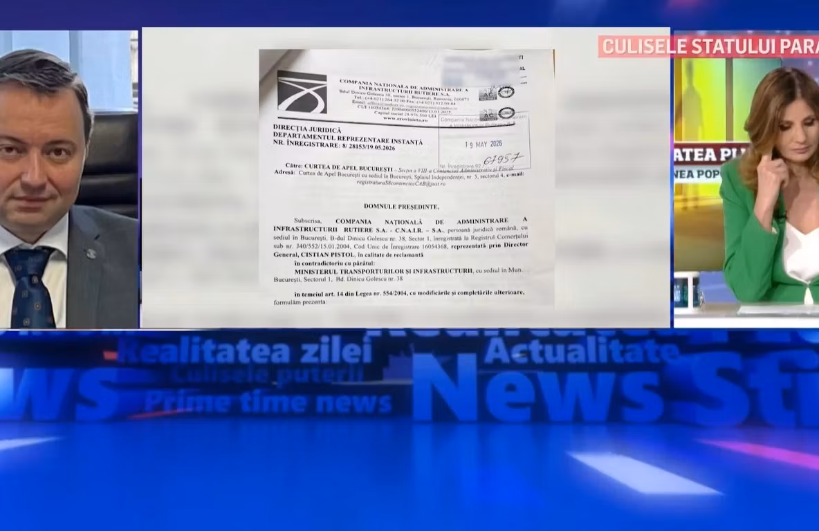 Cristian Pistol, șeful CNAIR, îi face plângere ministrului Radu Miruță pentru „manevra CNIR” | VIDEO