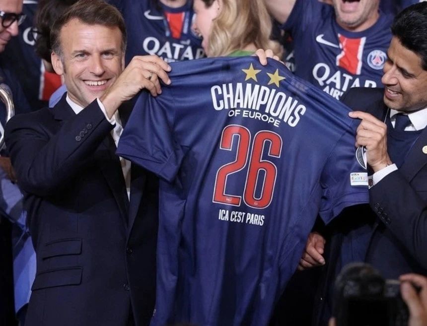 Emmanuel Macron a felicitat PSG după câștigarea Ligii Campionilor: „O nouă stea străluceşte peste Paris!”