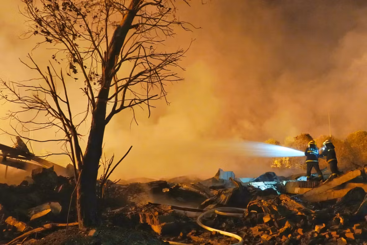 Dezastru în China: 21 de morți după o explozie la o fabrică de artificii. Xi Jinping cere o anchetă de amploare - FOTO & VIDEO