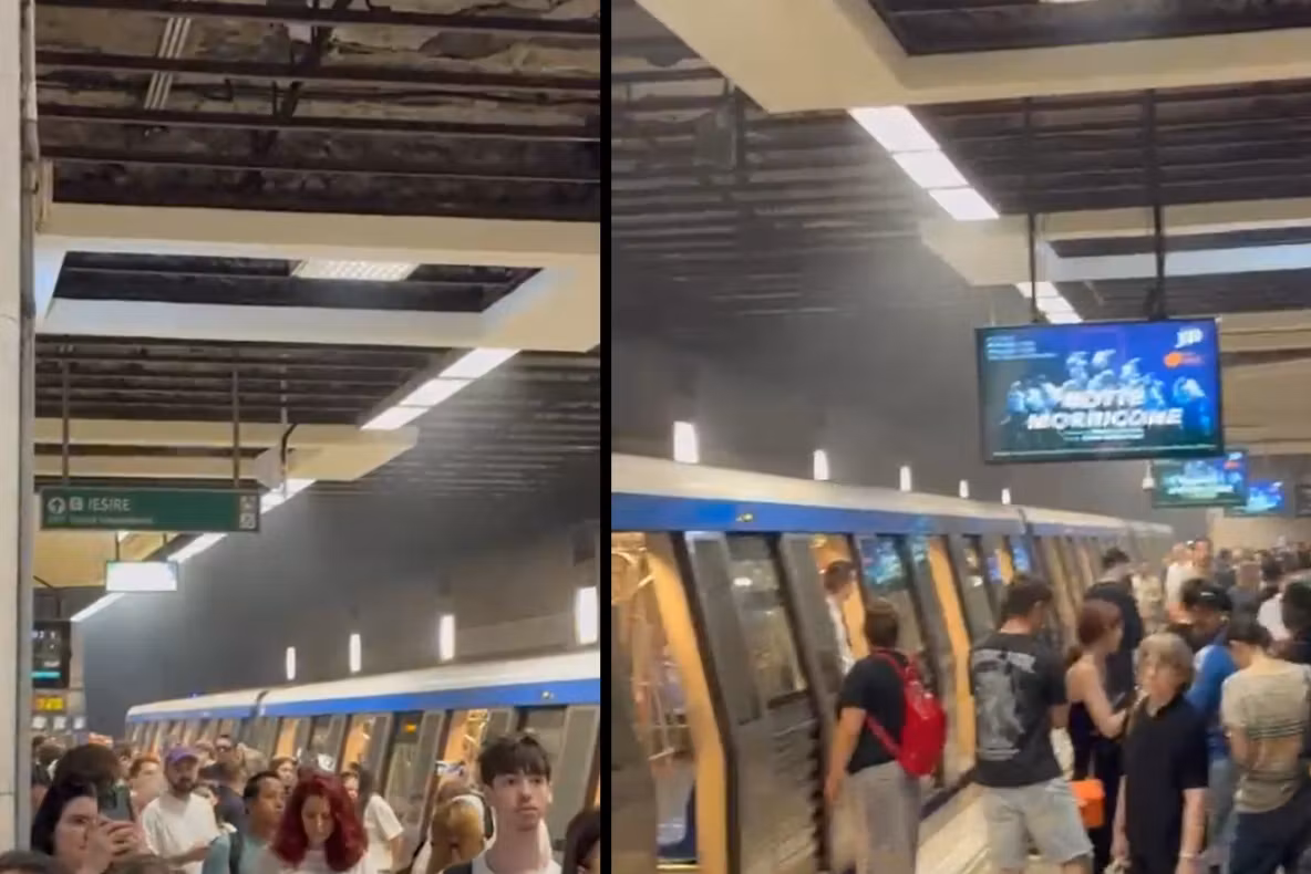 Panică la metroul din București: fum și miros puternic de ars la Piața Unirii 2  -VIDEO