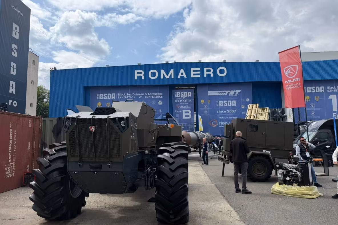 Colaborare IRUM Reghin-ROMARM. „Drona terestră” pentru misiuni defensive, lansată la BSDA