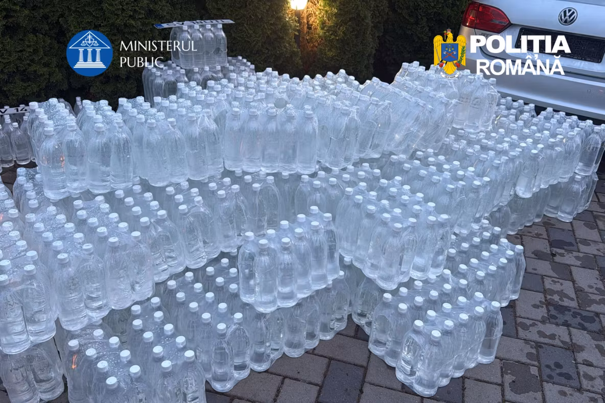 Alcool de aproape 900.000 de lei, confiscat la Rădăuți în urma unor percheziții - FOTO