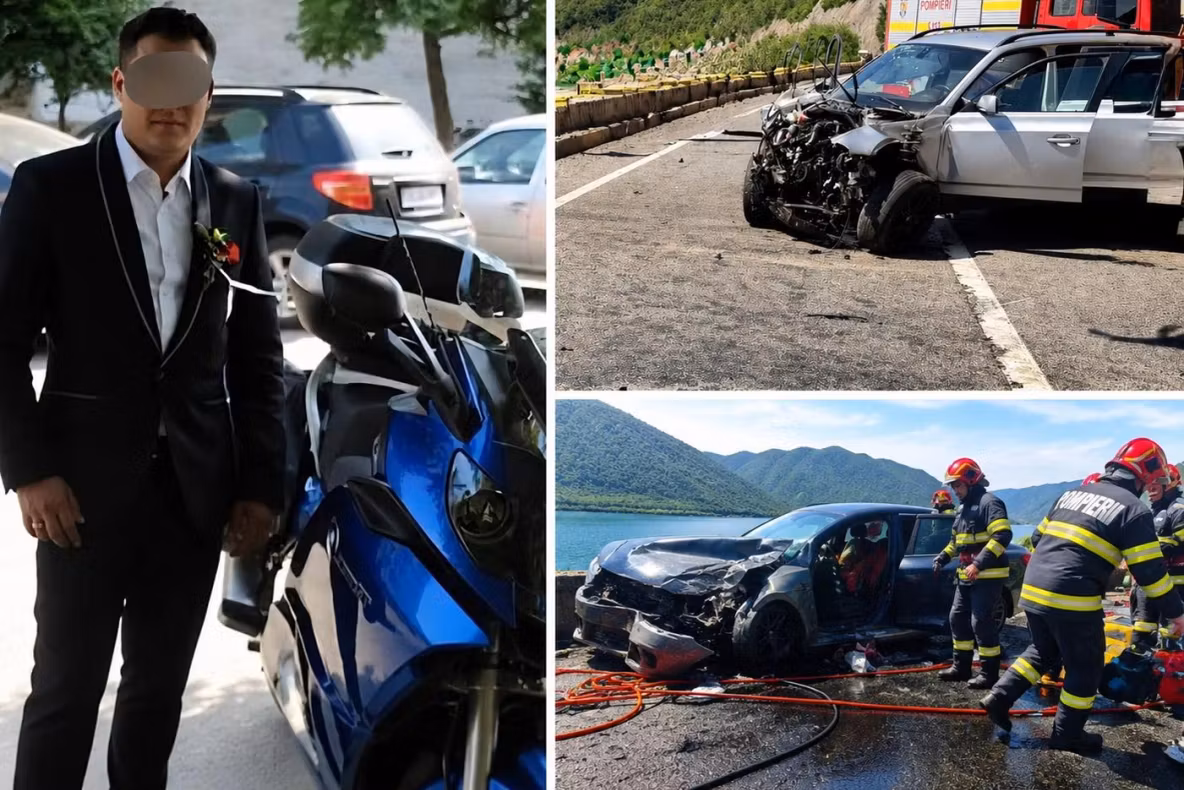 Detalii șocante: un polițist de 37 de ani, mort într-un grav accident pe DN6, în Mehedinți. Un pompier a fost implicat în carambol | VIDEO
