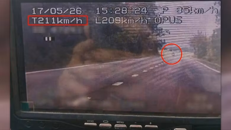 Șofer de 21 de ani, prins cu 211 km/h în Mehedinți. A rămas fără permis pentru patru luni