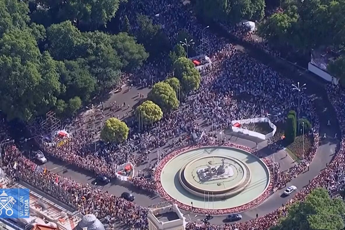 Papa Leon al XIV-lea, slujbă impresionantă la Madrid, în fața a circa un milion de credincioși – LIVE VIDEO