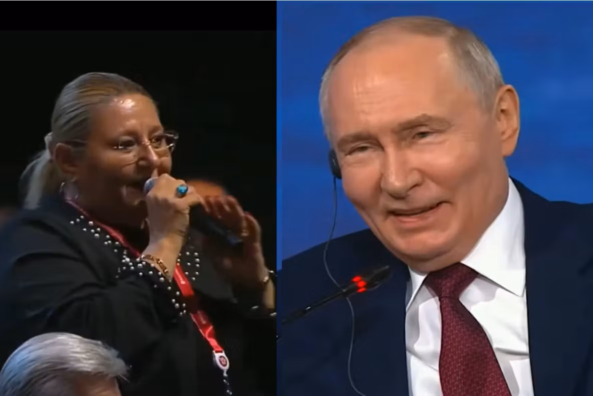 Diana Șoșoacă, discurs halucinant în fața lui Putin. Ce i-a răspuns liderul de la Kremlin – VIDEO