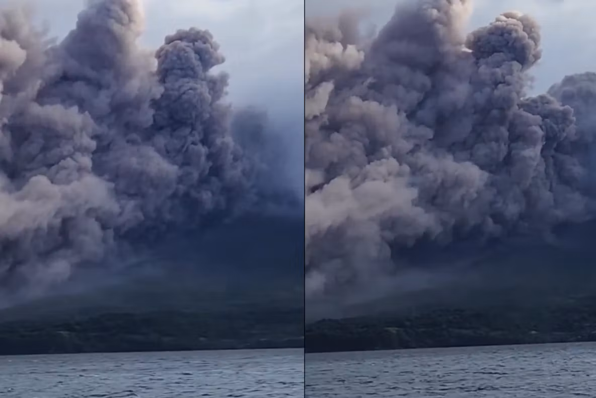Erupție spectaculoasă în Japonia: Vulcanul Sakurajima a trimis un nor de cenușă la peste 1.300 de metri - VIDEO