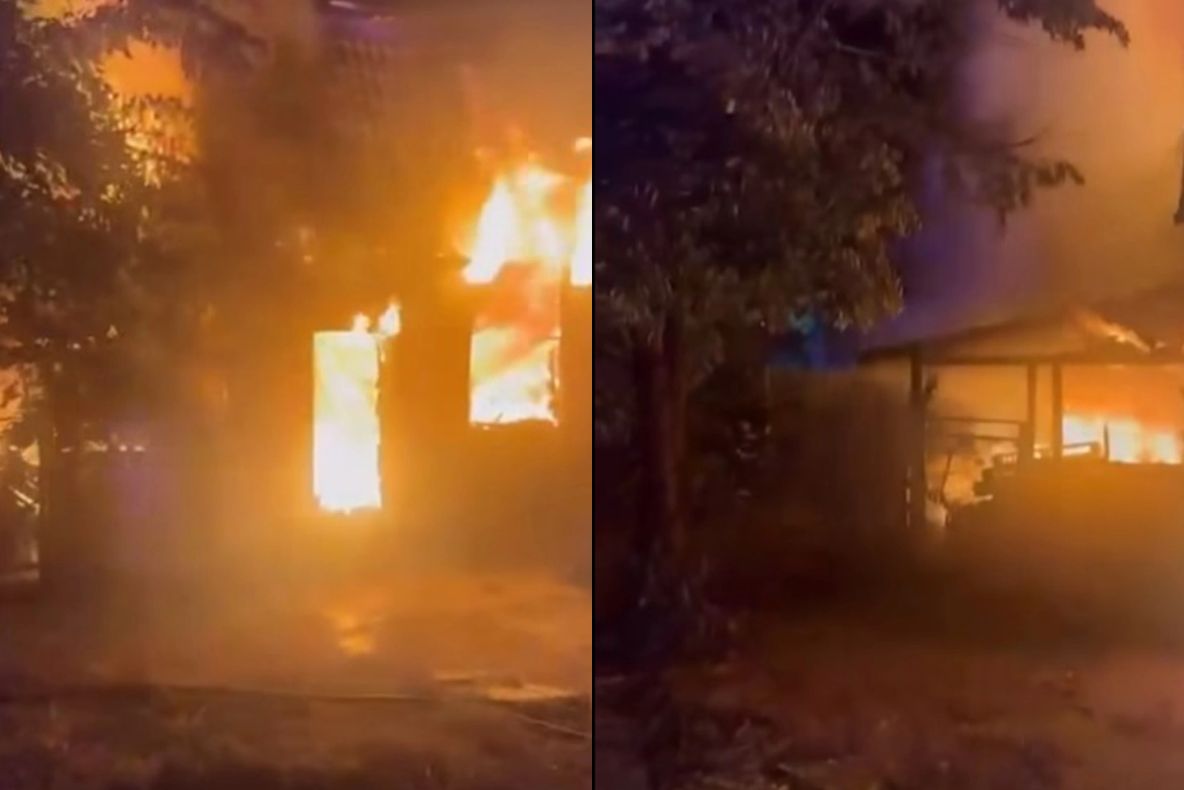 Incendiu devastator în Giurgiu. O locuință a fost mistuită de flăcări în timpul nopții