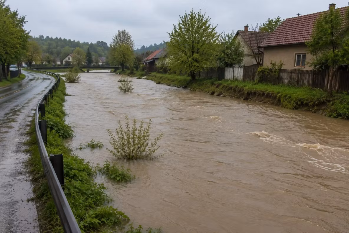 Cod galben de viituri rapide și inundații în 14 județe. Avertizarea pentru următoarele 24 de ore