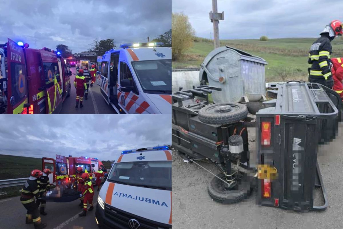 Accident tragic în Botoșani. O femeie de 48 de ani a murit, alte două persoane au fost rănite – FOTO