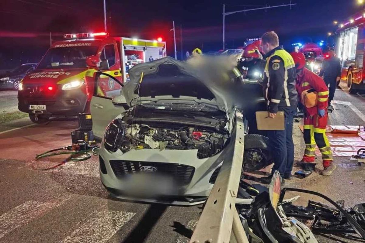 Accident mortal în Cluj! Un bărbat a murit după impactul dintre două mașini, la Jucu