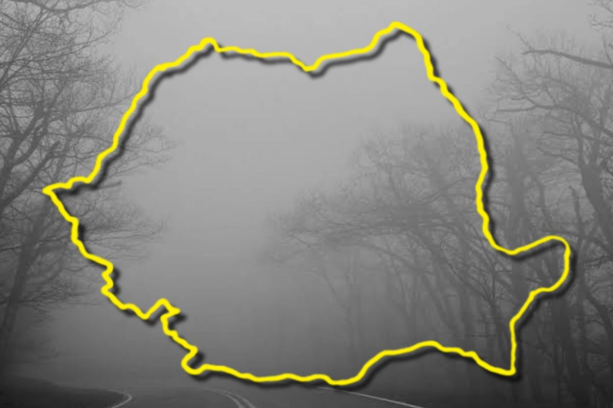 Alertă de la ANM Cod galben de ceață densă în mai multe zone din țară, în următoarele ore