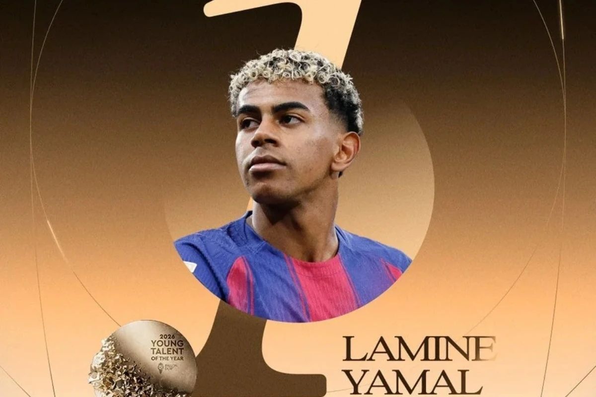 Lamine Yamal, din nou învingător! Starul Barcelonei a câștigat pentru a treia oară consecutiv Trofeul Kopa la gala Balonului de Aur