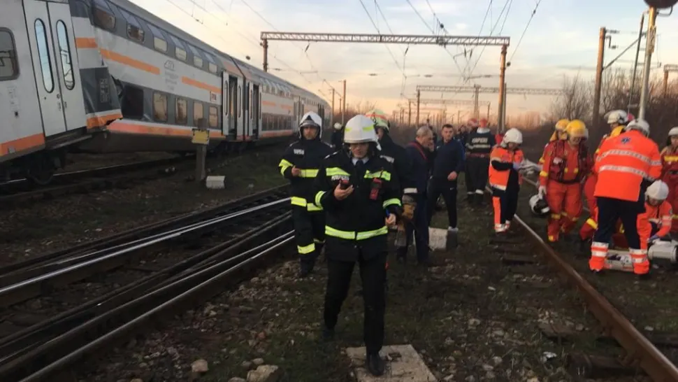Tragedie pe calea ferată în Prahova. Un bărbat de 66 de ani, lovit mortal de tren la Crivina