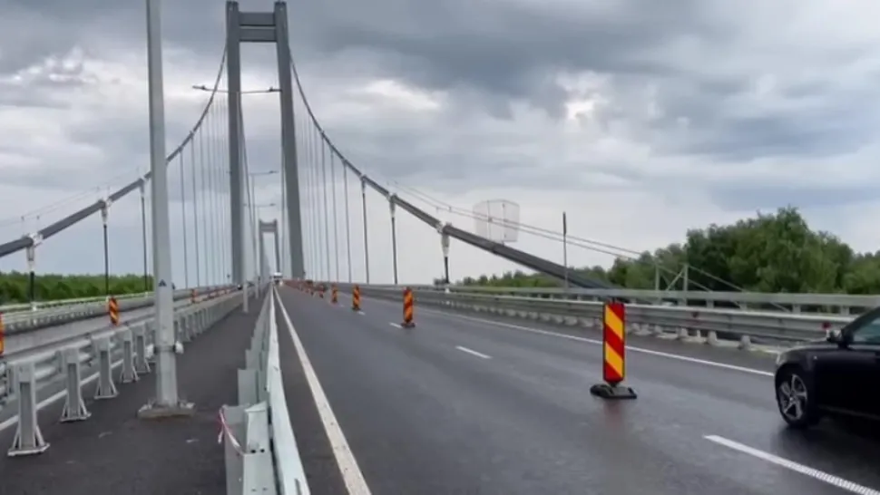 Mare atenție, șoferi! Restricții de trafic pe Podul Suspendat peste Dunăre de la Brăila 