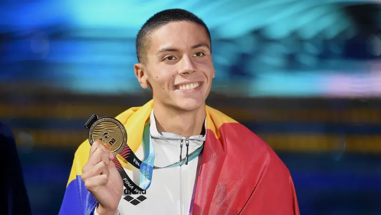 David Popovici debutează azi la Campionatele Europene de înot de la Paris. Programul românilor de marți