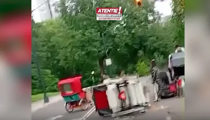 Accident cu trăsura într-un parc. Un adolescent a murit
