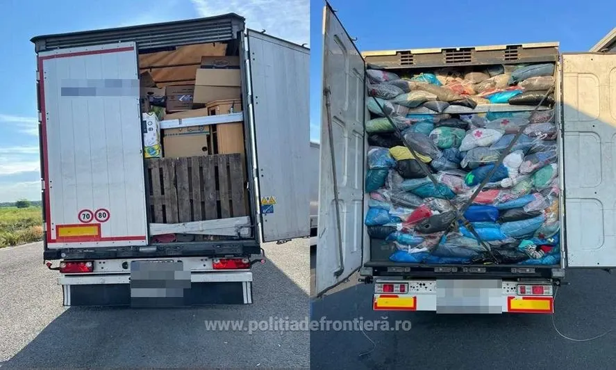 Operațiune amplă împotriva transporturilor ilegale de deșeuri: aproape 100 de tone oprite la intrarea în România