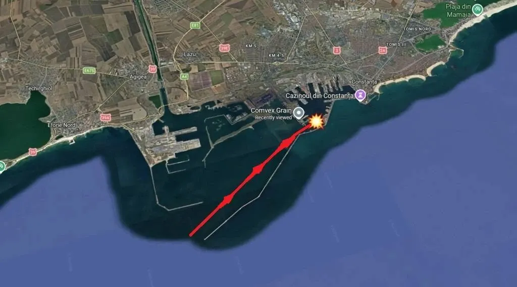 Protest la Constanța după explozia dronei maritime din port. Oamenii cer explicații autorităților