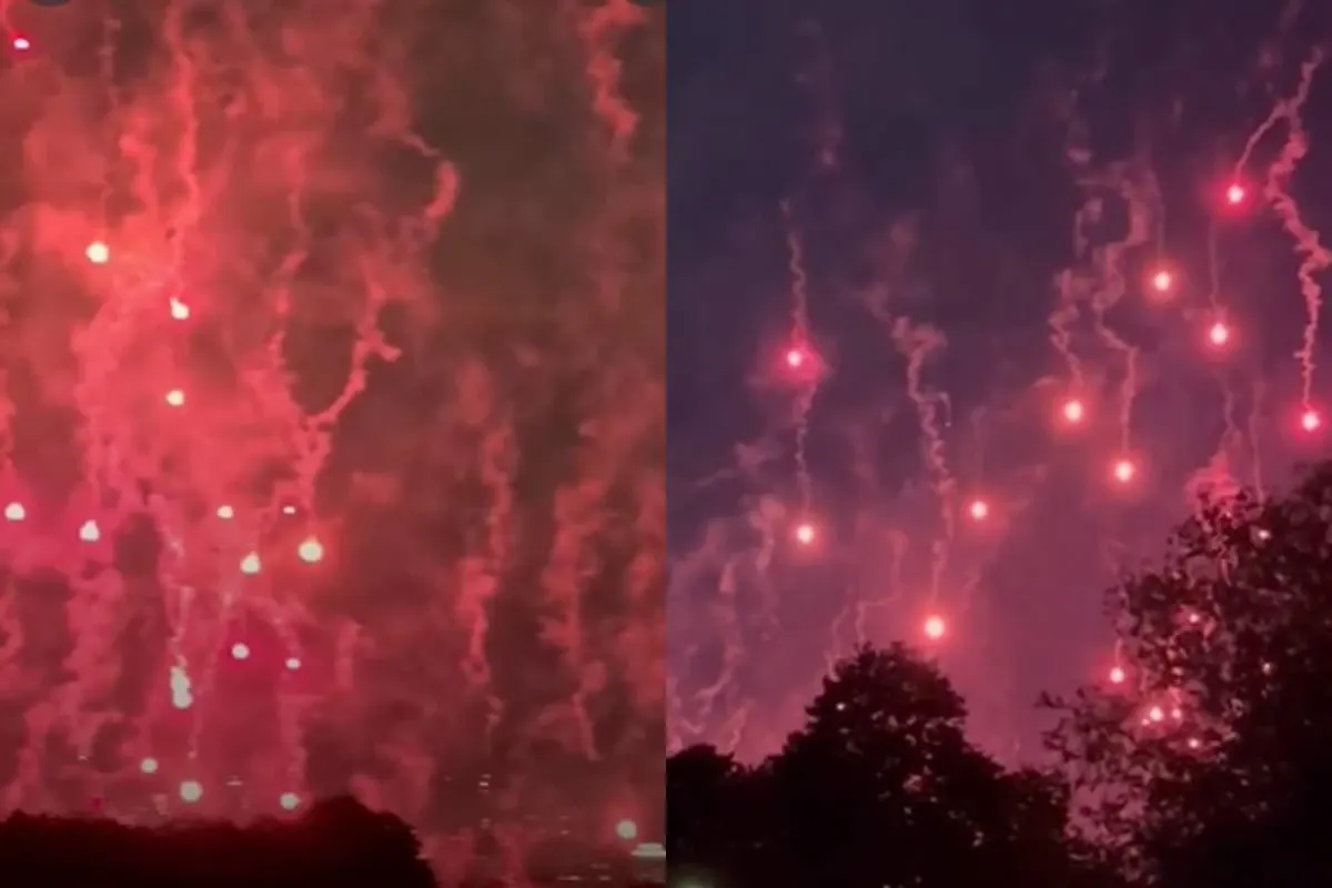 Panică după o ploaie de obiecte luminoase. Incendii și pagube materiale provocate de rachete de semnalizare căzute din cer