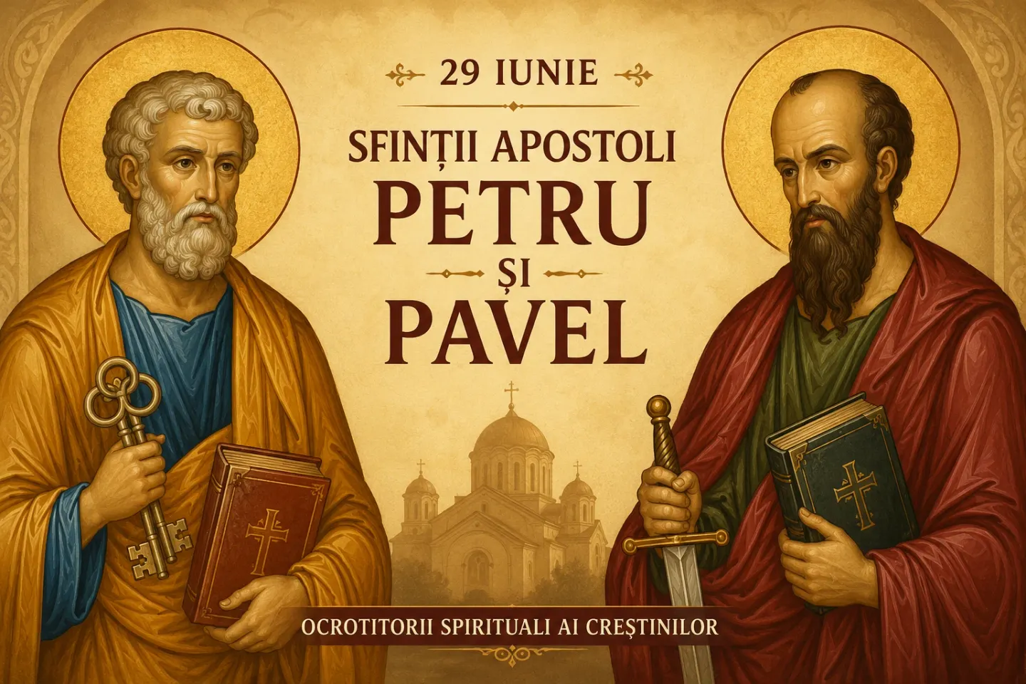 Sărbătoare mare azi: Sfinții Apostoli Petru și Pavel, cinstiți pe 29 iunie. Cine au fost cei doi mari propovăduitori ai creștinismului