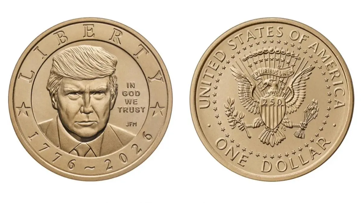 Donald Trump va apărea pe o nouă monedă de aur de un dolar, emisă pentru aniversarea a 250 de ani de la independența SUA