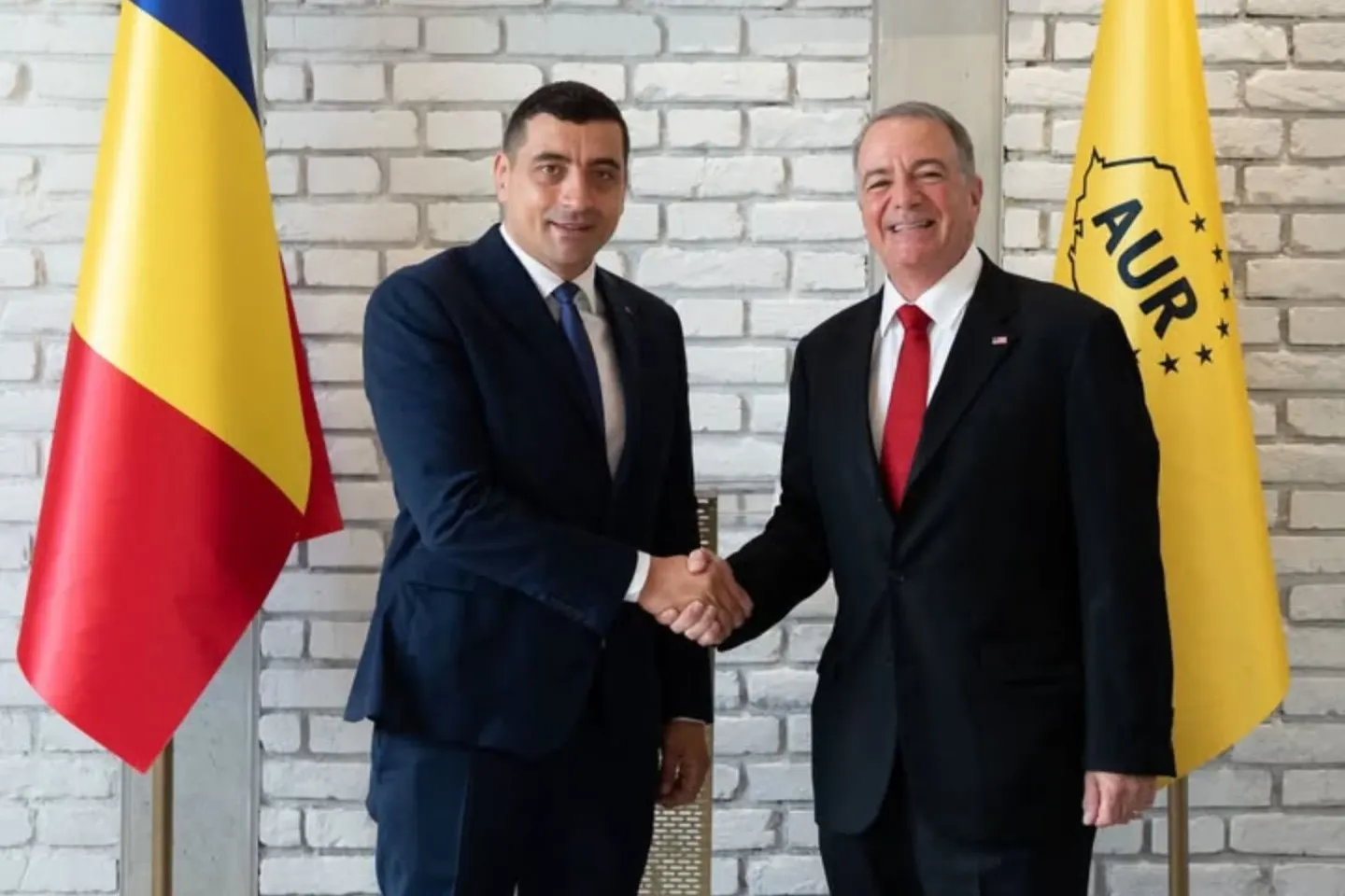 George Simion, față în față cu ambasadorul Statelor Unite ale Americii în România.”Relația dintre țările noastre va rămâne puternică”
