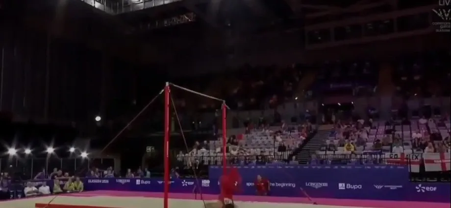 Accident grav la Jocurile Commonwealth 2026. Gimnastul Gabriel Langton a căzut în cap de la aproape trei metri