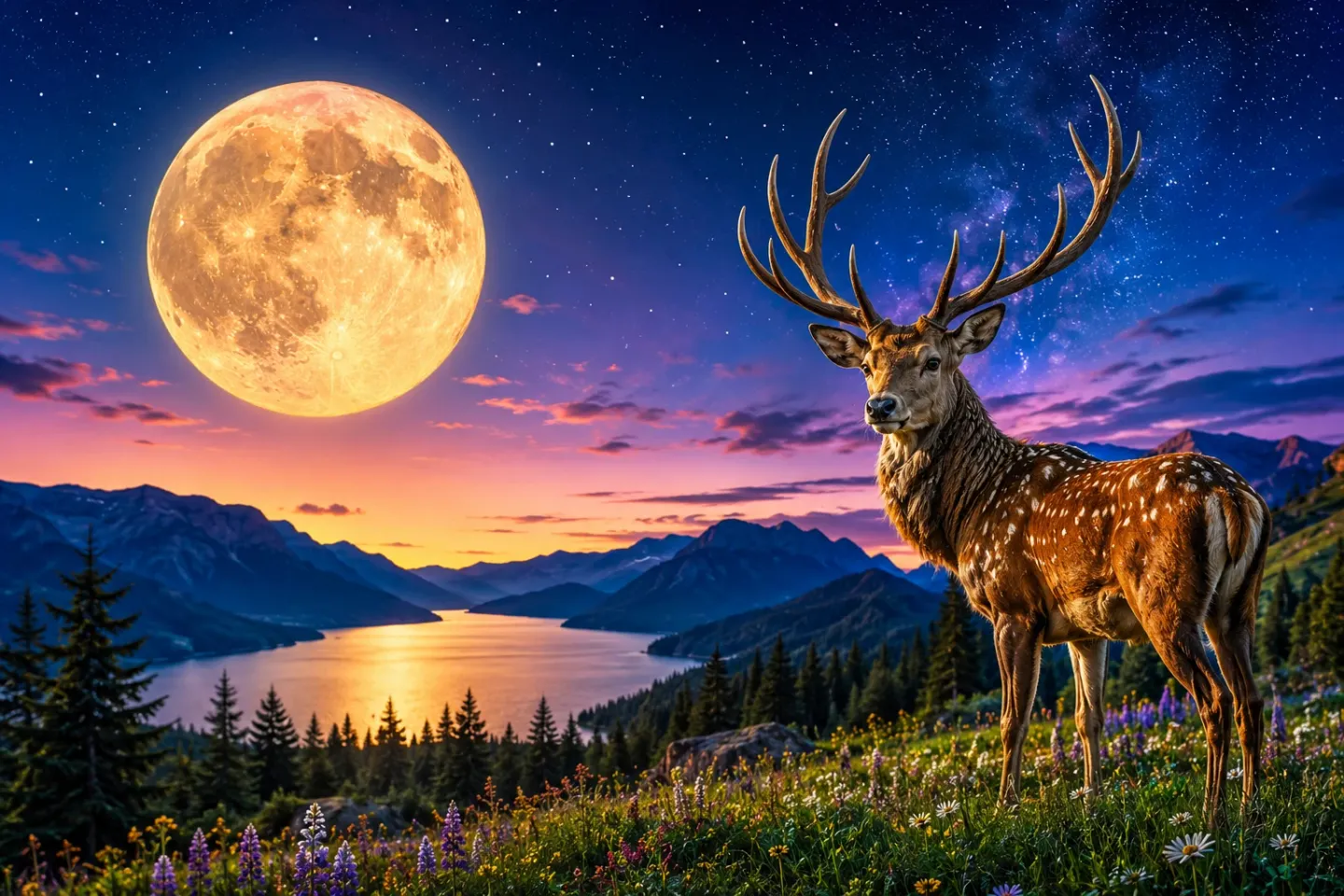 "Luna Cerbului" luminează cerul pe 29 iulie. Ce aduce Luna Plină din Vărsător pentru fiecare zodie
