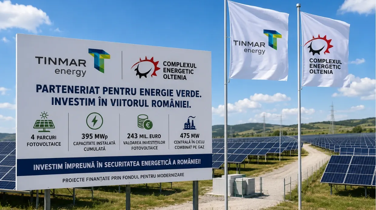 Parteneriatul dintre Complexul Energetic Oltenia și Tinmar Energy intră într-o nouă etapă
