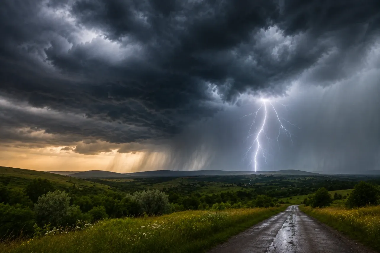 Atenționare meteo COD ROȘU: ploi torențiale și descărcări electrice în Alba și Maramureș