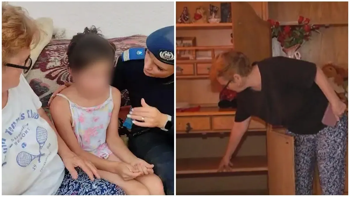 Noi detalii despre fetița de 11 ani din Bacău: s-a ascuns trei zile într-un dulap de frica mamei