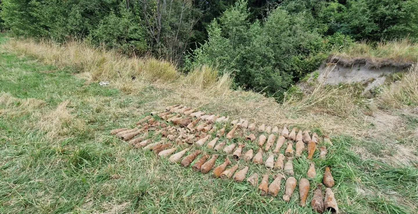 Arsenal din Al Doilea Război Mondial la Tușnadu Nou: Pirotehniștii au ridicat 82 de bombe neexplodate