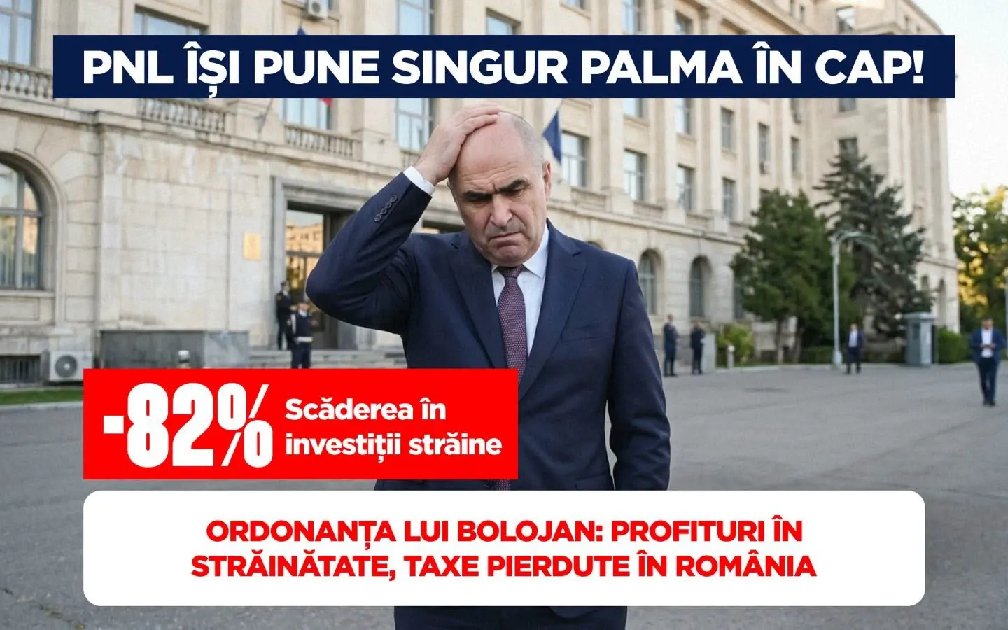PSD îl acuză pe Ilie Bolojan că a permis multinaționalelor să-și transfere profiturile în străinătate: „Este o pierdere pentru România”